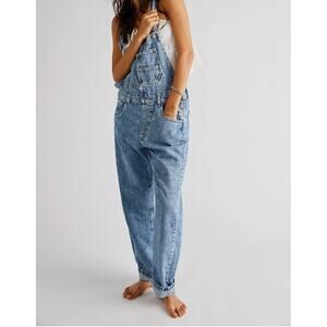 We The Free Ziggy Denim Overall Straight Overalls Size S